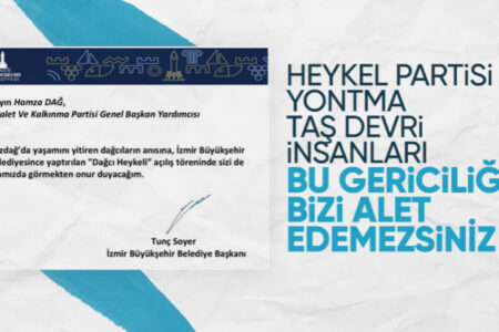 CHP İzmir Metropolitan Municipality bereitet den Bau einer „Bergsteigerstatue“ vor