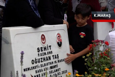 Der Märtyrer-Infanterie-Vertragssoldat Hasan Taş wurde auf seine letzte Reise geschickt
