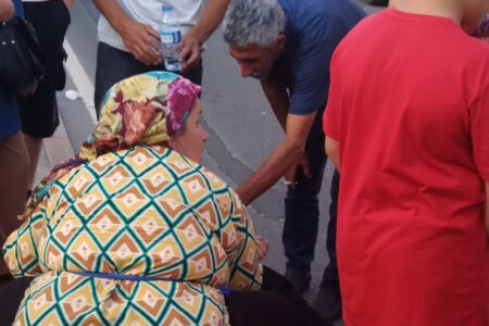 Ein Kind mit einem Fahrrad wurde in Tekirdağ von einem Auto angefahren.