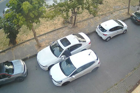Geisterbildschirmdiebe in Bağcılar vor der Kamera gefilmt