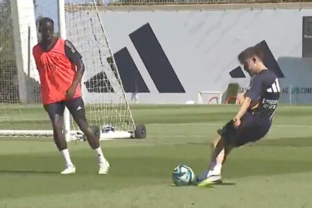 Generisches Tor von Arda Güler im Training von Real Madrid