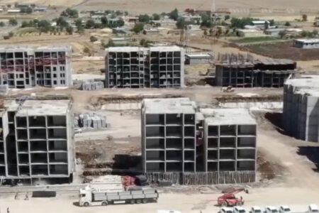 In Diyarbakır nimmt die Zahl der Katastrophenunterkünfte zu!  Musterkreis abgeschlossen