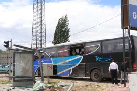 Passagierbus in Ankara angehalten: 4 Verletzte