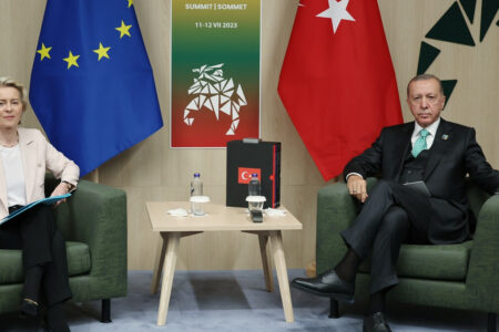 Präsident Erdoğan empfing EU-Ratschefin Leyen