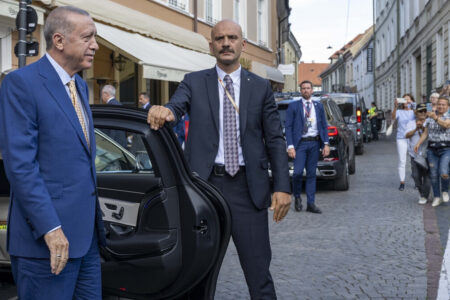Präsident Erdoğan kam zum NATO-Hügel nach Litauen