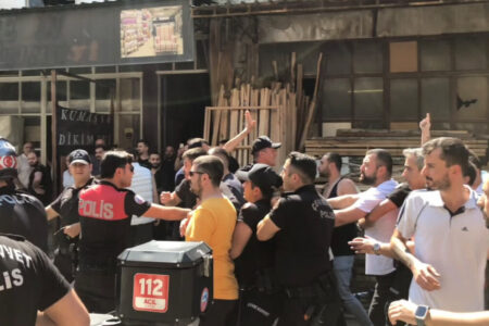 Unruhen zwischen Grundstückseigentümern und Mietern in Bursa: 2 Festnahmen