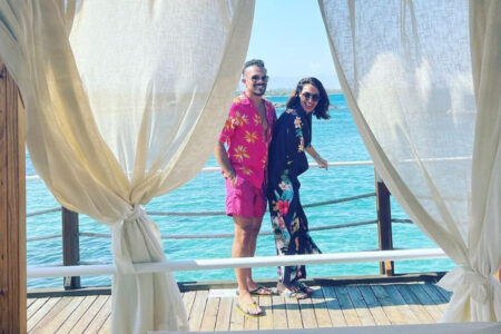 Zuhal Topal ist mit ihrem Mann im Urlaub
