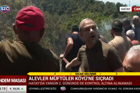 Abgeordneter der AK-Partei an SÖZCÜ-TV-Reporter: Bauen Sie hier keine Flugzeuge, um Gottes willen