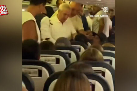 Aziz Yıldırım beendete den Streit, der in dem Flugzeug, in dem er saß, ausbrach