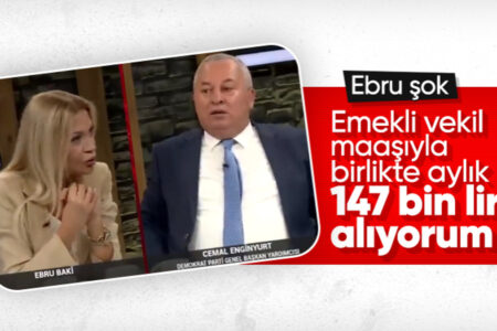 Der pensionierte Abgeordnete Cemal Enginyurt sagte zu seinem Gehalt: Ebru Baki war erstaunt