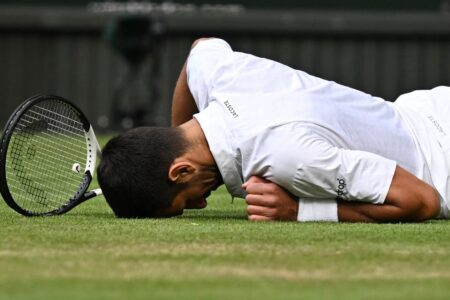 Djokovic wurde mit einer Geldstrafe belegt, weil er seinen Schläger kaputt gemacht hatte