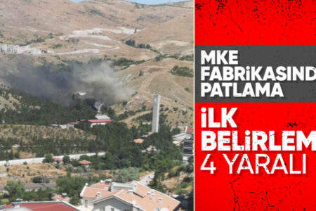Explosion in der MKE-Fabrik in Ankara!  Es sind Leute verletzt