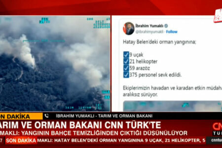 İbrahim Yumaklı angekündigt!  Der Brand in Hatay begann mit der Gartenreinigung
