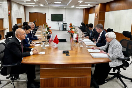 Mehmet Şimşek traf sich mit US-Finanzministerin Janet Yellen