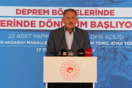 Minister Özhaseki: Innerhalb einer Stunde wurden 1.200 Anträge für die Umgestaltung vor Ort gestellt