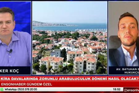 Batuhan Bulut erläuterte, wie das obligatorische Mediationsverfahren in Mietfällen funktionieren wird