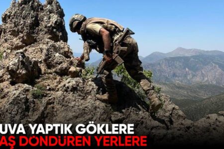 Das Verteidigungsministerium teilte mit: Schwierige Bedingungen entmutigen Mehmetçiks Entschlossenheit nicht