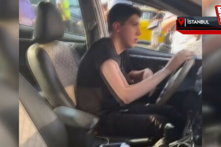 Der dreiste Taxifahrer in Başakşehir steht vor der Kamera: Er forderte die Zahlung sowohl per Karte als auch per Hand