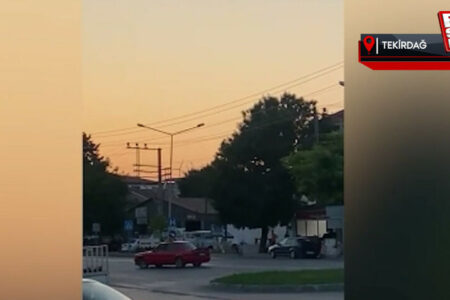 Der Fahrer, der in Tekirdağ driftete, wurde mit einer Geldstrafe von 21.729 Lira belegt