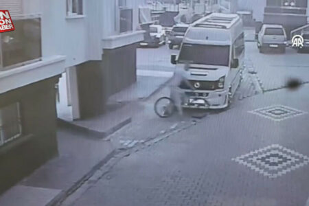 Der Verdächtige, der in Aksaray ein Fahrrad gestohlen hatte, wurde festgenommen