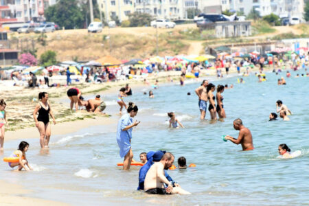 Die Küstenwache machte an der Küste von Tekirdağ eine Ankündigung!  Schwimmen Sie nicht bei heißem Wetter