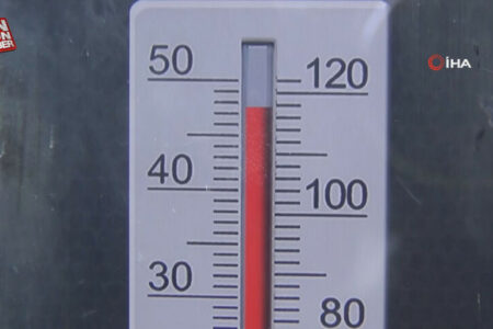 Die Temperatur in Muğla erreichte 47 Grad