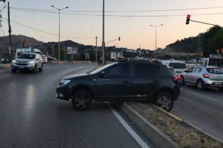 Ein Drogendealer hatte auf der Flucht vor der Polizei in Muğla einen Unfall