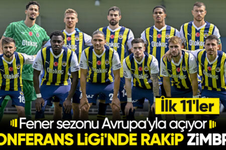 Fenerbahçes Startelf für das Zimbru-Spiel wurde bekannt gegeben