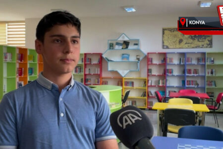 Hafiz aus Konya, der in der LGS-Prüfung die volle Punktzahl erreicht hat, wird seine Ausbildung in Istanbul fortsetzen.