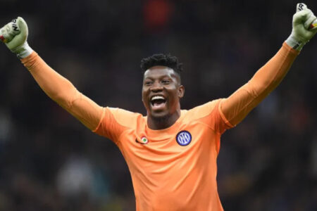 Inter-Torhüter Onana unterschrieb für eine Rekordablösesumme bei Manchester United