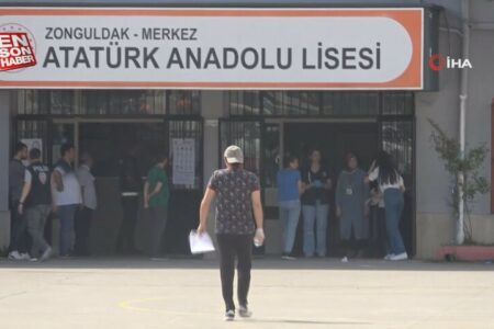 Kandidaten, die KPSS in Zonguldak absolvieren werden, machten sich auf den Weg zu den Schulen