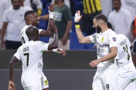 Karim Benzema erzielte sein erstes Tor in Saudi-Arabien