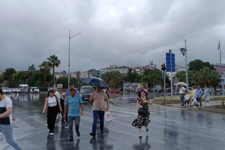 Meteorologie gewarnt!  In Samsun begann es zu regnen…