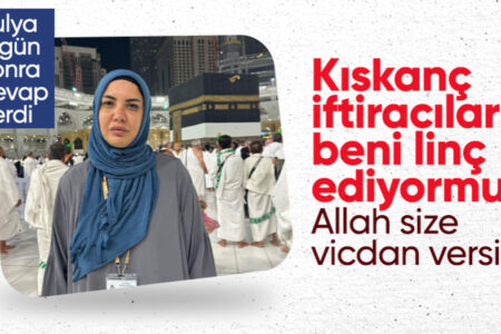 Reaktion von Fulya Öztürk auf die Kommentare zu ihrem Umrah-Besuch: Schlechtherzige Menschen, möge Gott euch Weisheit und Gewissen schenken.