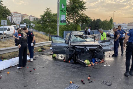 Schwerer Unfall in Küçükçekmece!  Ein 20-jähriger junger Mann kam ums Leben