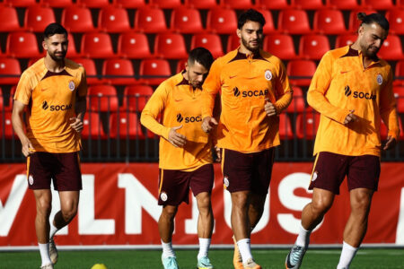Startelf des Spiels Zalgiris Vilnius – Galatasaray