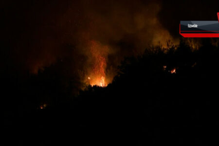 Waldbrand in Kınık: 3 Stadtteile werden evakuiert