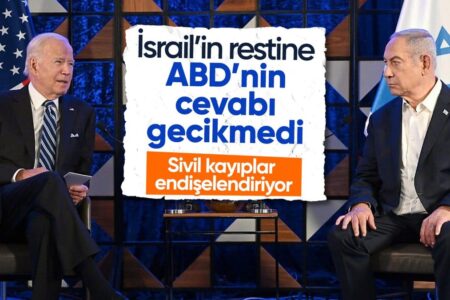 Als Antwort auf die Weigerung Israels gegenüber den USA: Wir sind besorgt