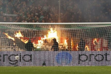 Fußballspiele werden in Griechenland ohne Zuschauer ausgetragen!