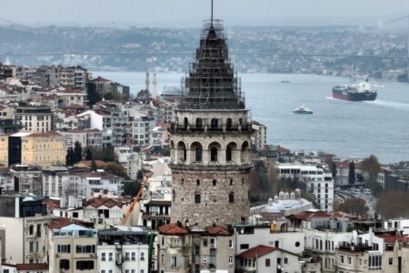 Reparatur am Galata-Turm: Die Arbeiten werden im April abgeschlossen sein