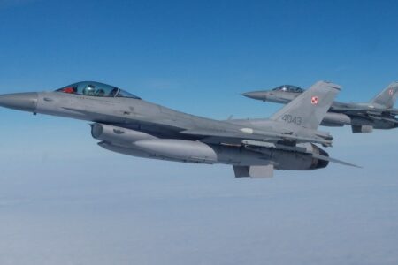 Angriffswelle von Russland auf die Ukraine: Polens F-16 starteten
