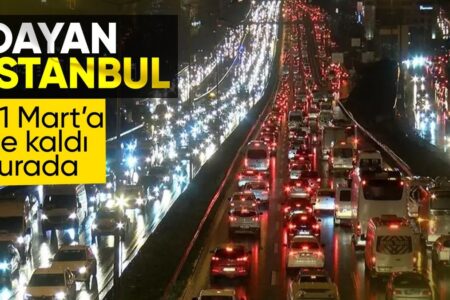 Das Leid der Istanbuler!  Der Verkehr kam zum Erliegen