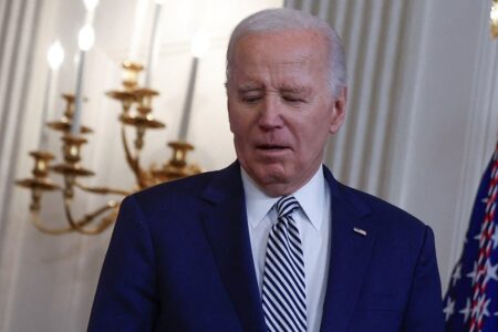 Joe Bidens Rede wurde durch palästinensischen Protest unterbrochen