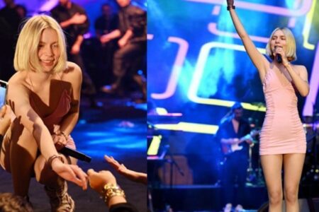 Musikerin Aleyna Tilki kehrte mit ihrem wundervollen Kleinen auf die Bühne zurück!  Beim Tanzen fiel es ihm schwer