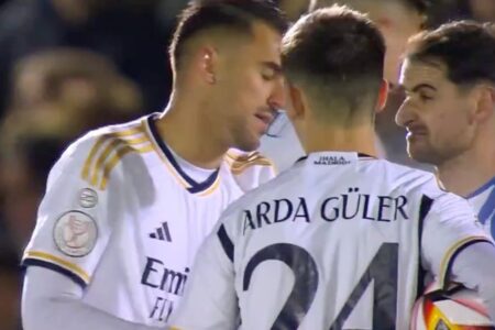 Zwischen Arda Güler und Ceballos kam es zu einer Freistoß-Kontroverse