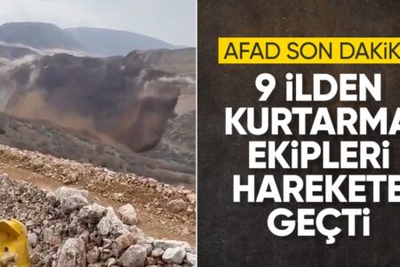 AFAD gab bekannt: Rettungsteams aus 9 Provinzen sind in Erzincan