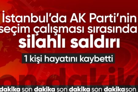 Bewaffneter Angriff auf das Programm des Kandidaten der AK-Partei Küçükçekmece, Aziz Yeniay