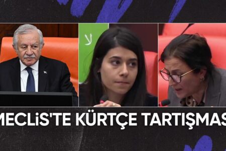 Das Mikrofon wurde abgeschaltet, während Abgeordnete der DEM-Partei und der CHP auf Kurdisch sprachen