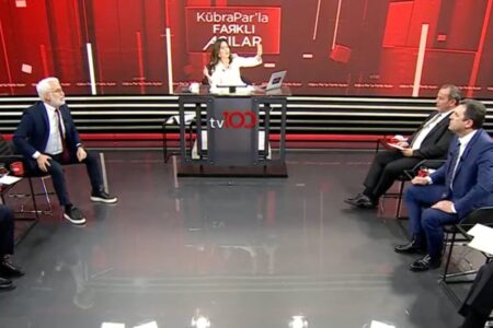 Das Mitglied der ÂLÂ-Partei, Türker Yörükçüoğlu, und Hasan Öztürk hatten in einer Live-Übertragung einen Streit