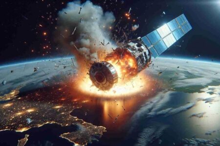 Das traurige Ende der 30-jährigen Mission: Der Satellit ERS-2 stürzte auf die Erde
